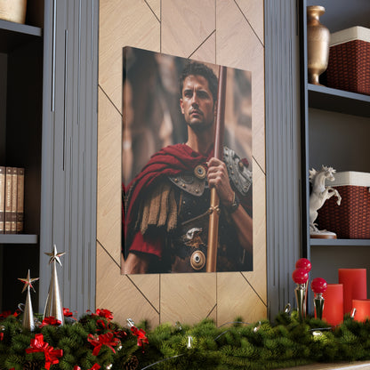 Heroisches Kriegerportrait | Personalisiertes Geschenk mit Ihren Fotos