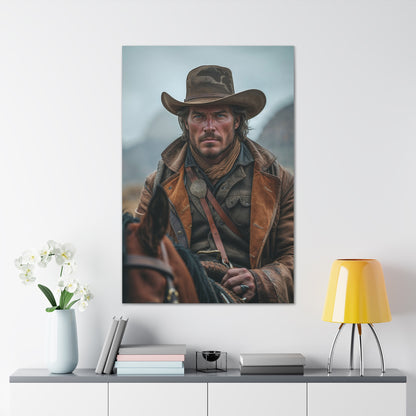 Western Trail Legend | Custom Portrait with Your Photos