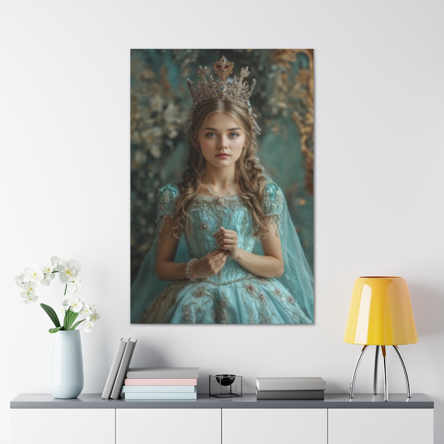 Portræt af kongelig elegance | Personlig gave med dine fotos