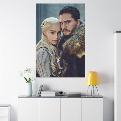 Game Of Throness Couple Portrait | Personalized Gift with Your Photos
