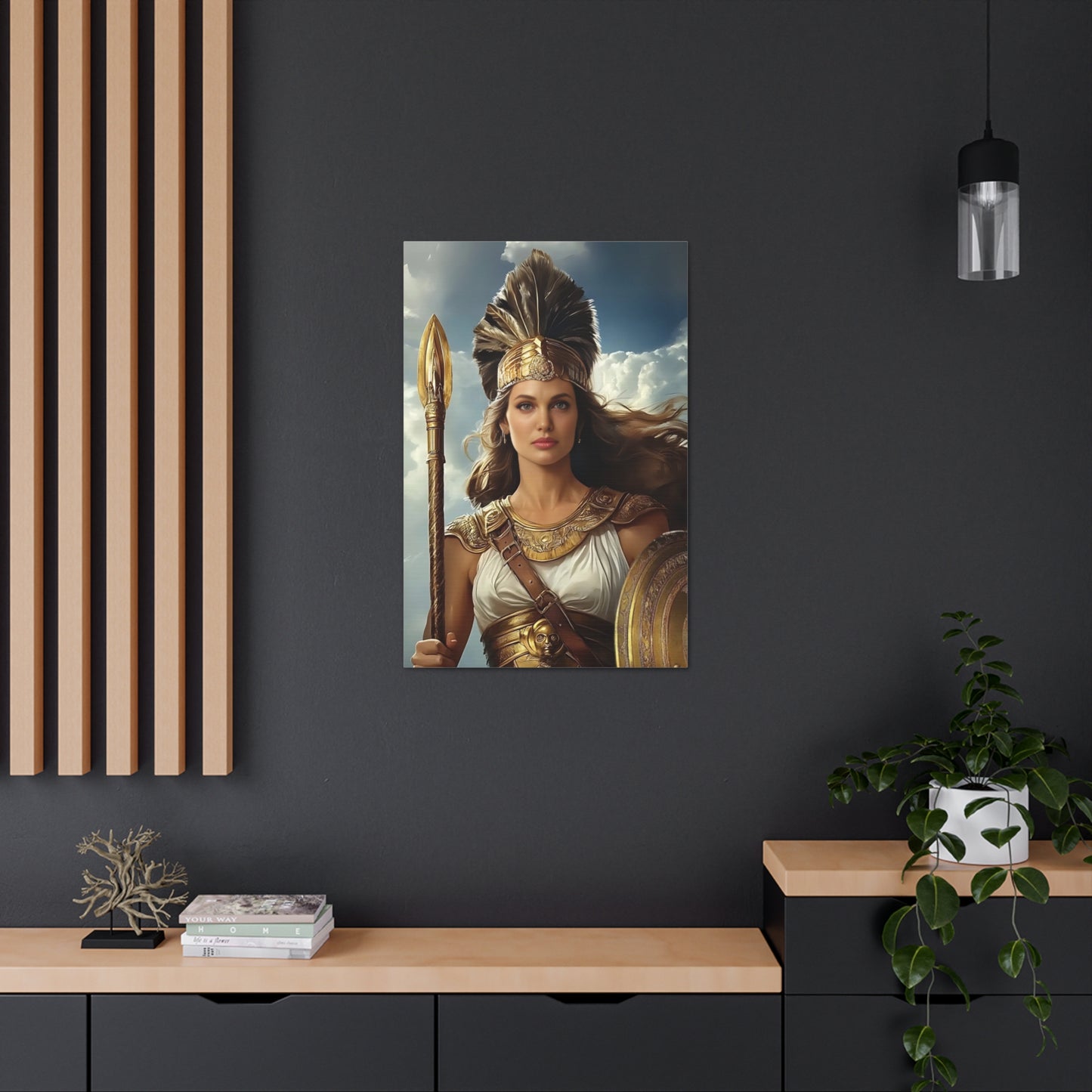 Warrior Goddess Portrait | Personalized Gift with Your Photos