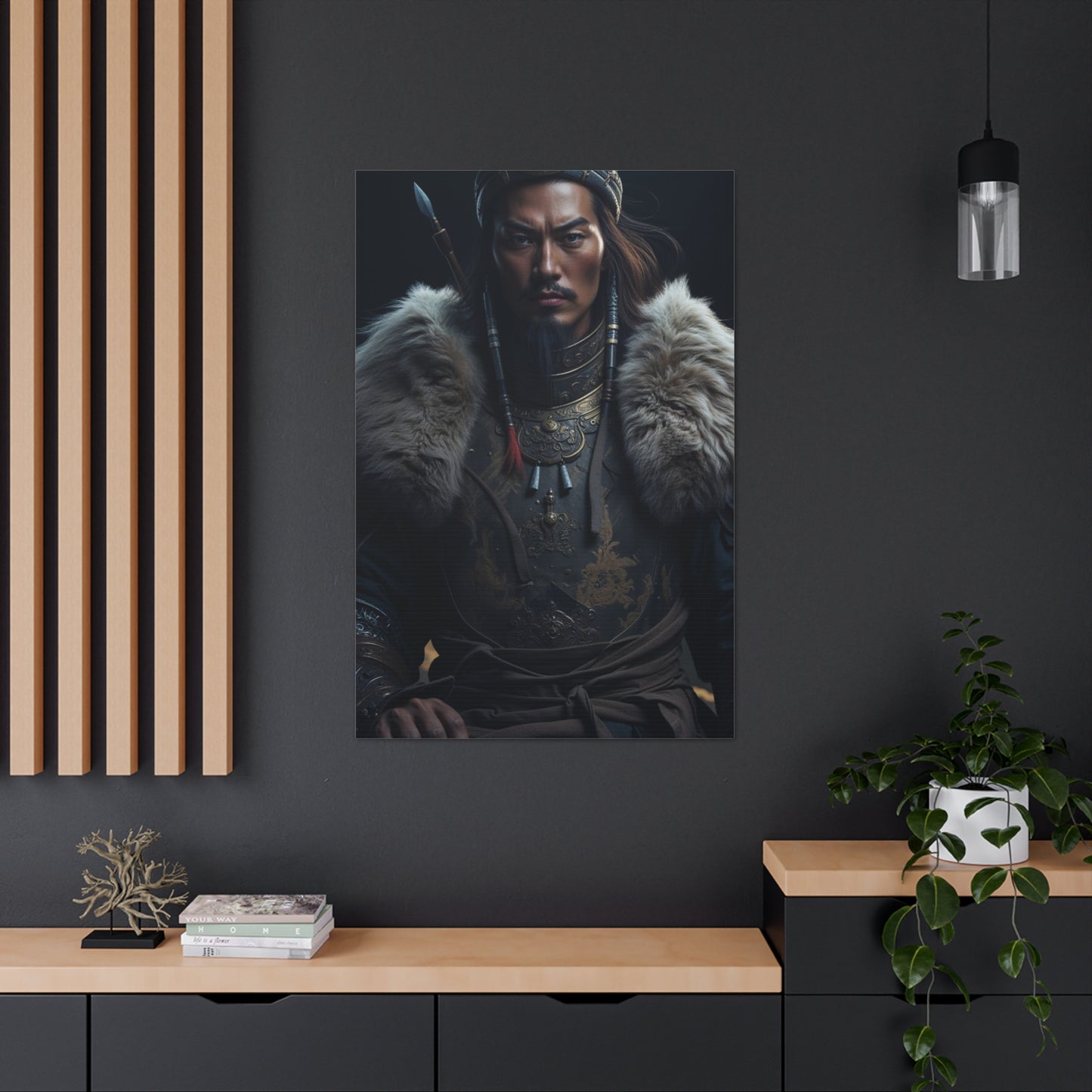 Mongol Warrior | Custom Portrait with Your Photos