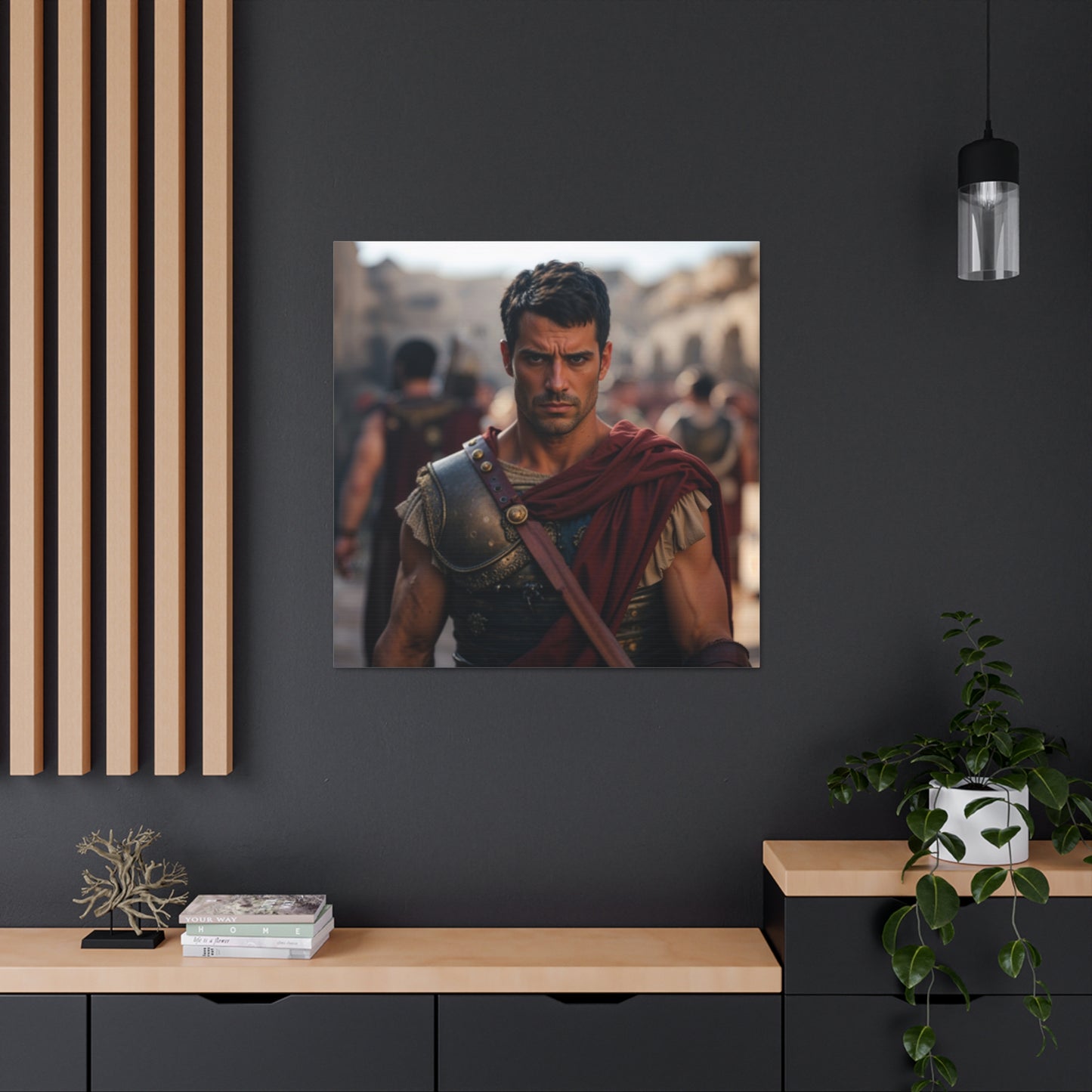 Roman Hero Tribute | Custom Portrait with Your Photos
