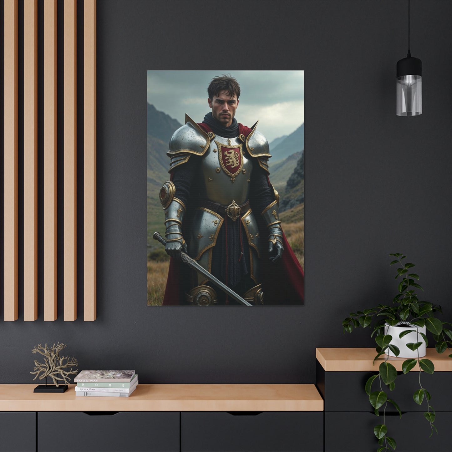 Epic Knight Portrait | Personalized Gift with Your Photos