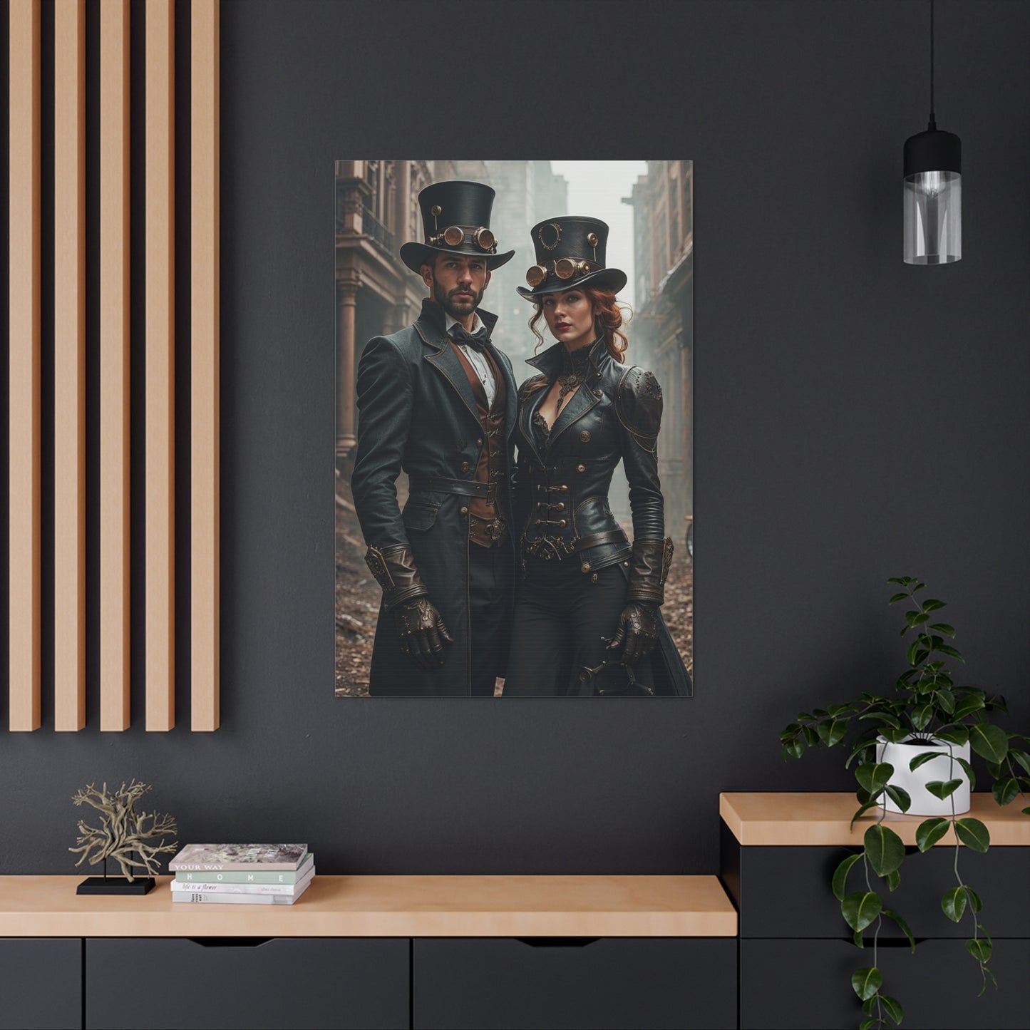 Steampunk Duo Art | Personalized Gift with Your Photos