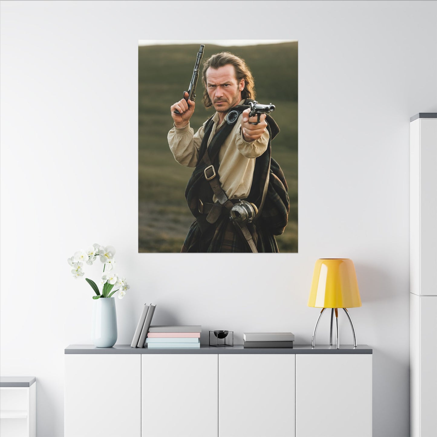 The Valiant Wanderer Rob Roy Portrait | Personalized Gift with Your Photos