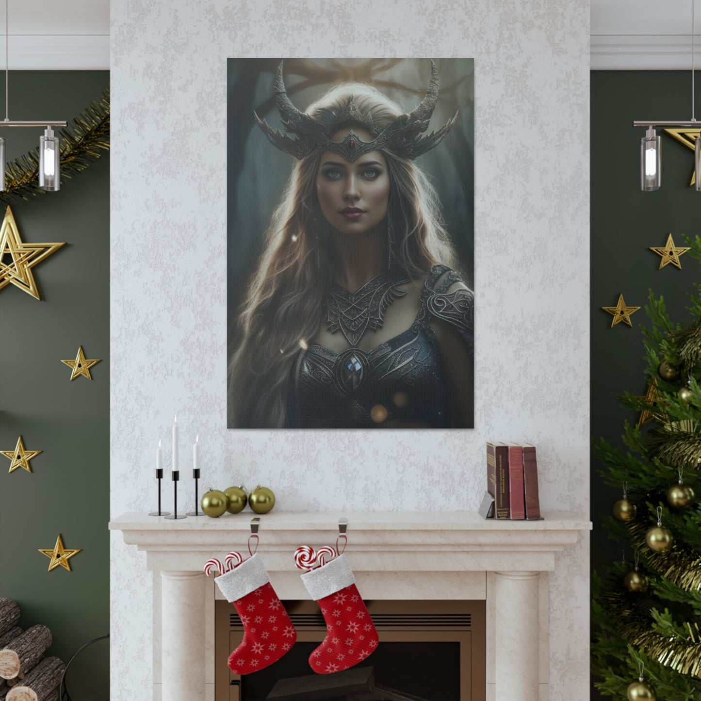 Mythic Elven Queen | Custom Portrait with Your Photos