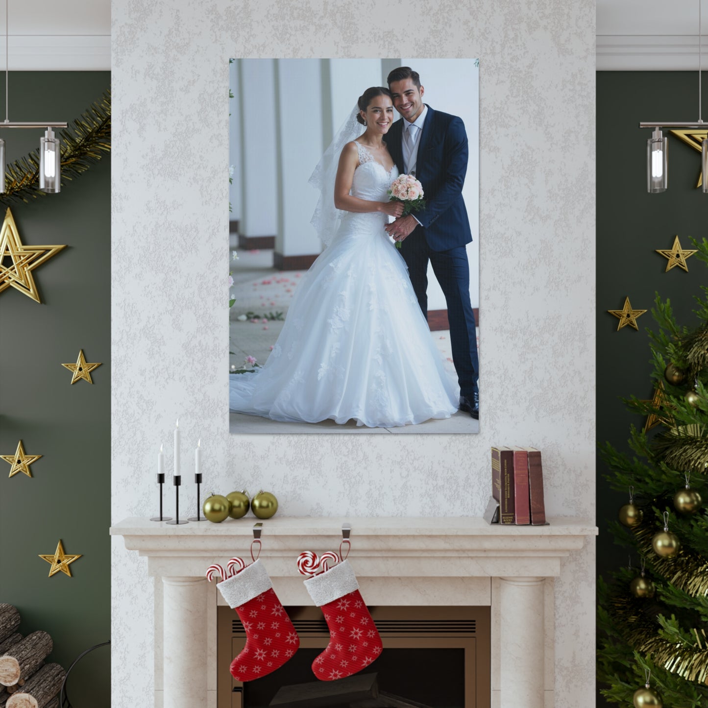 Wedding Day Magic | Custom Portrait with Your Photos