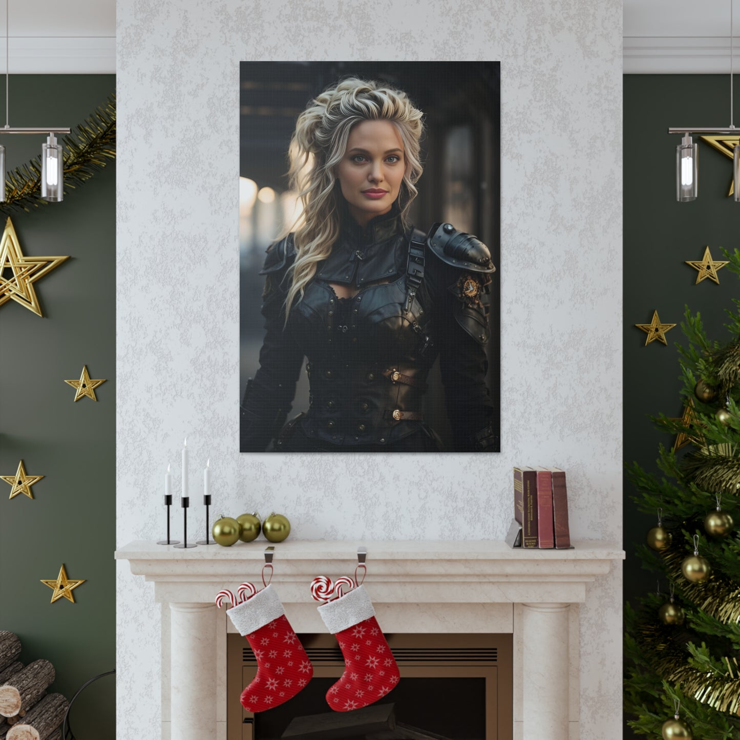 Episk kriger | Brugerdefineret portræt med dine fotos