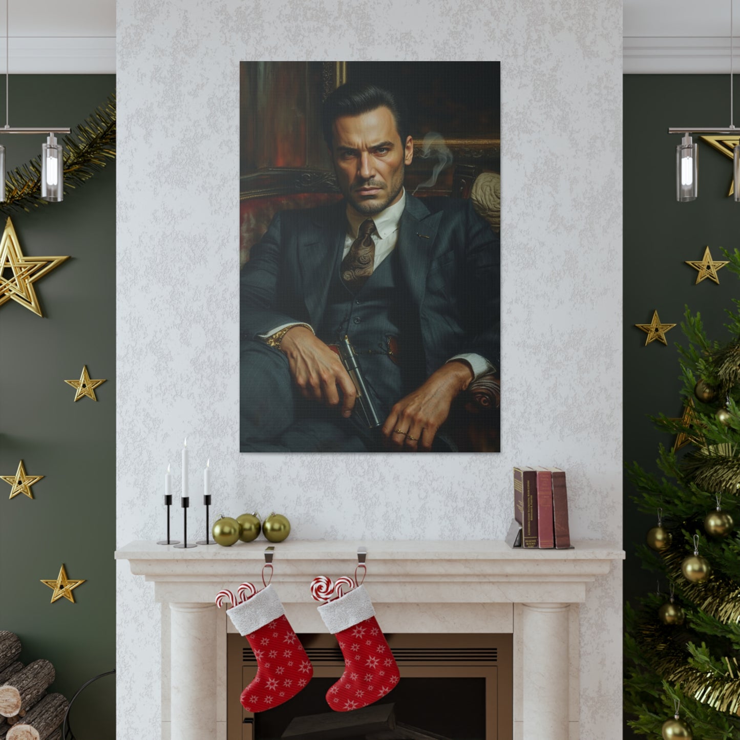 Mafia Don Boss | Custom Portrait with Your Photos