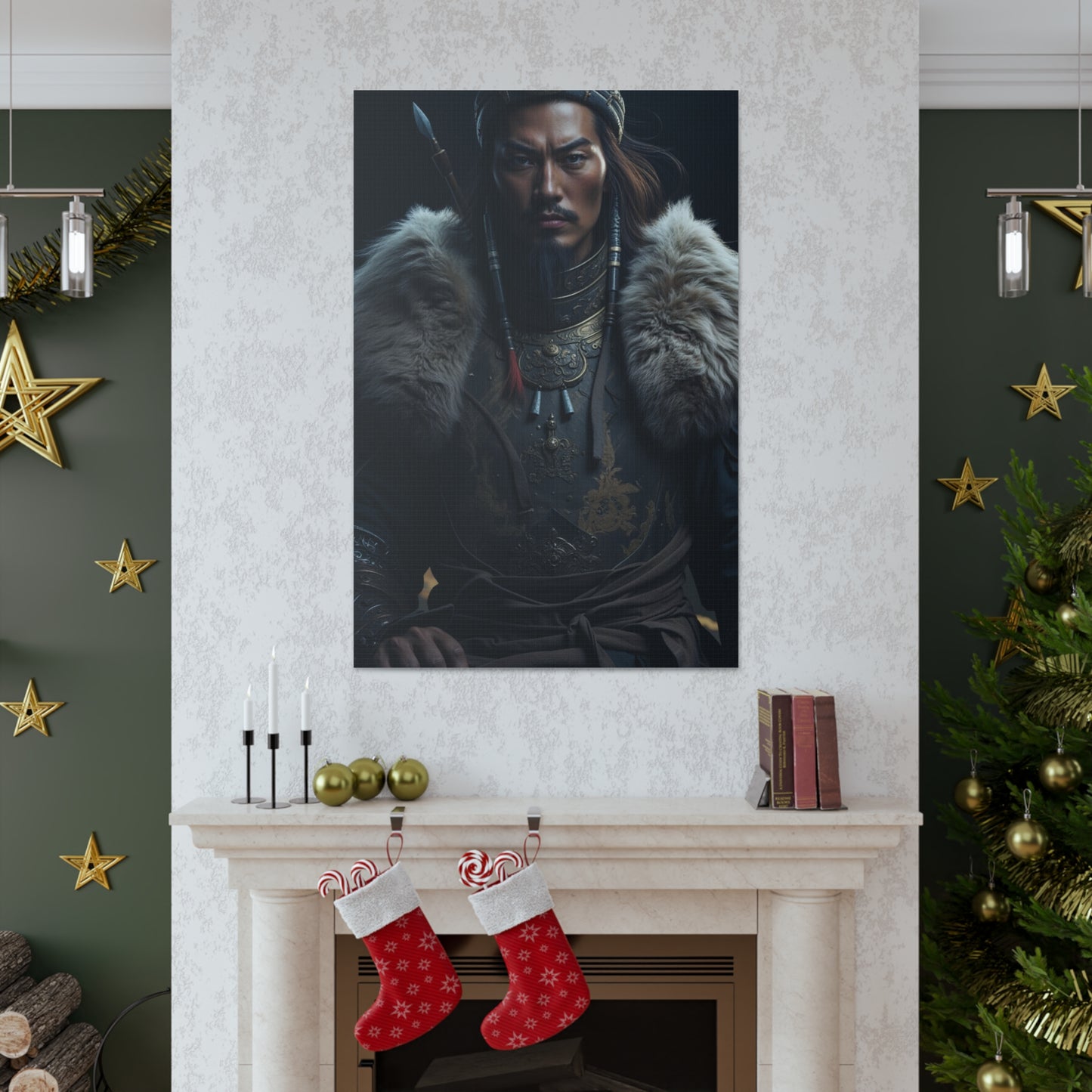 Mongol Warrior | Custom Portrait with Your Photos