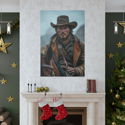 Western Trail Legend | Custom Portrait with Your Photos