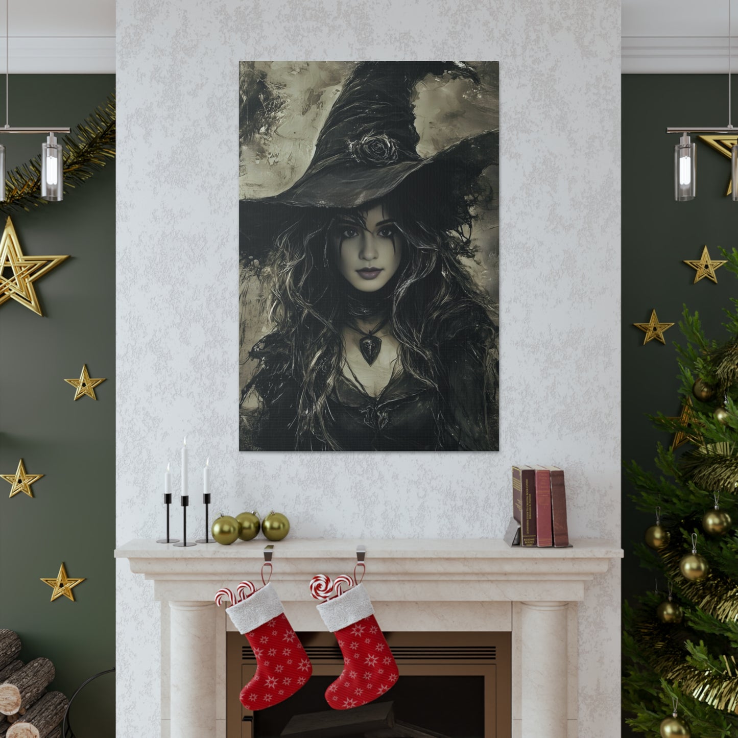 Dark Enchantress Magic | Custom Portrait with Your Photos