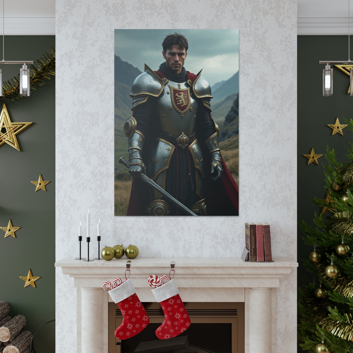 Epic Knight Portrait | Personalized Gift with Your Photos