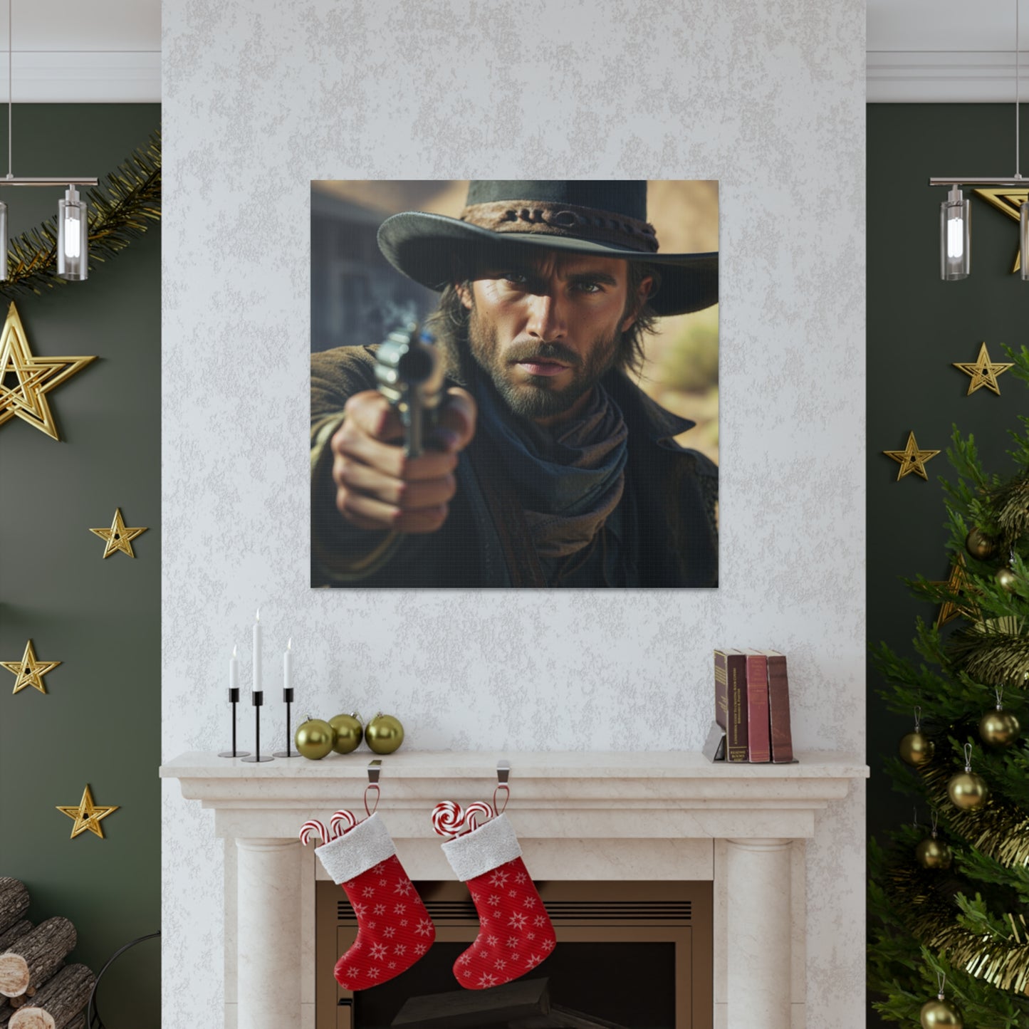 Westernlegenden-Portrait | Personalisiertes Geschenk mit Ihren Fotos