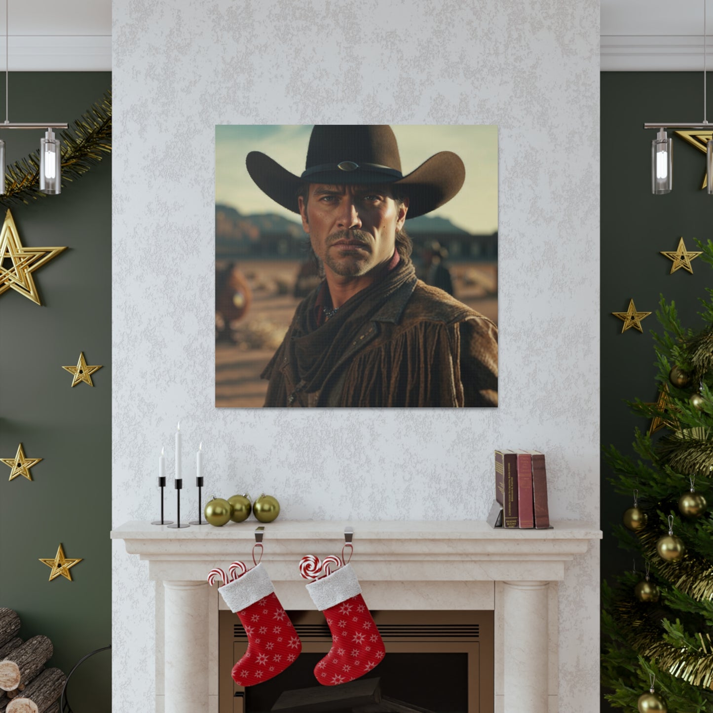 Cowboy Adventure Portrait | Personalized Gift with Your Photos