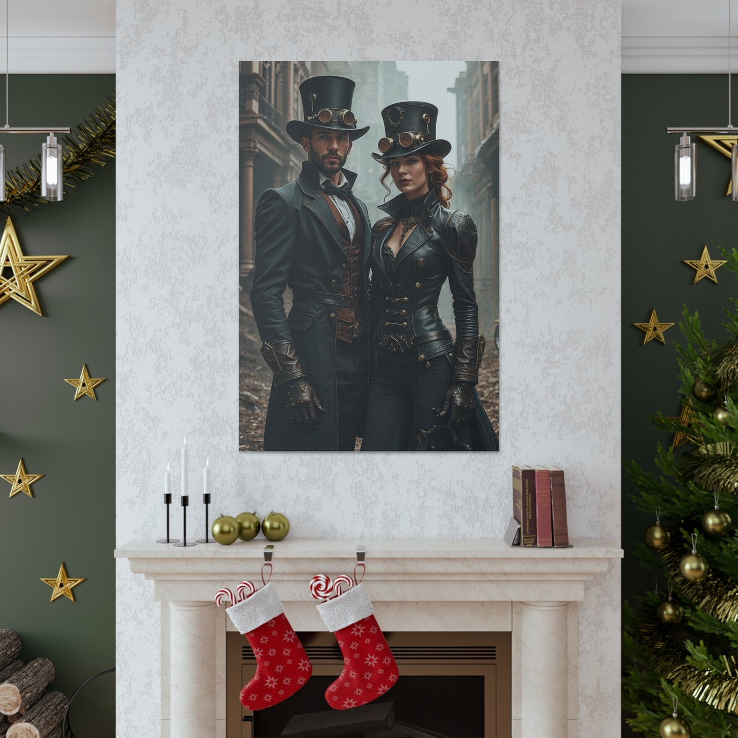 Steampunk Duo Art | Personalized Gift with Your Photos