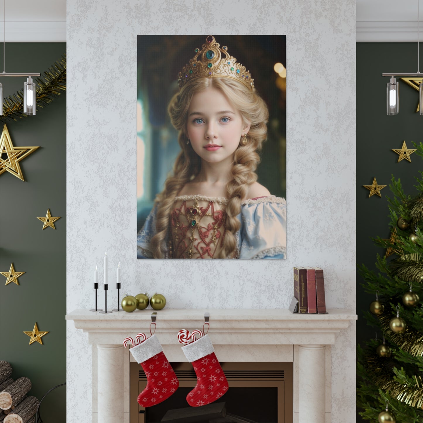 Elegant Royal Portrait | Personalized Gift with Your Photos