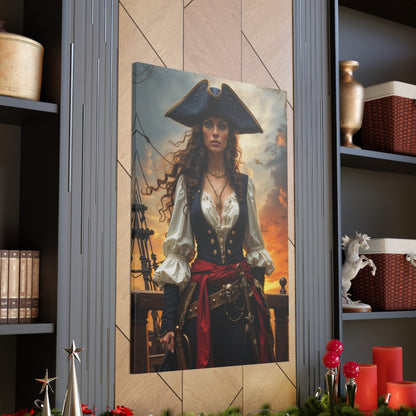 Fearless Pirate Queen | Custom Portrait with Your Photos