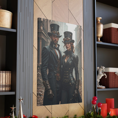 Steampunk Duo Art | Personalized Gift with Your Photos