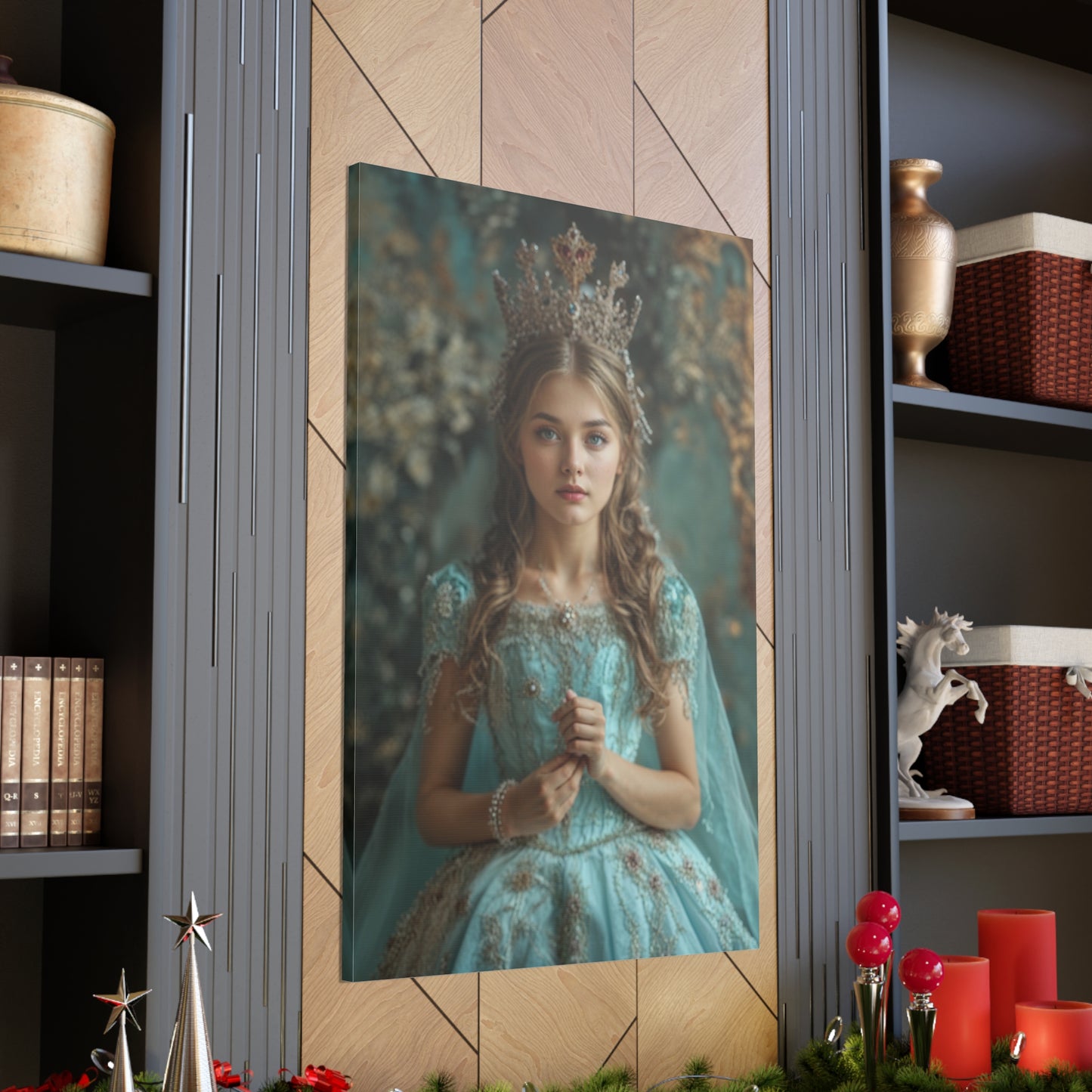 Portræt af kongelig elegance | Personlig gave med dine fotos