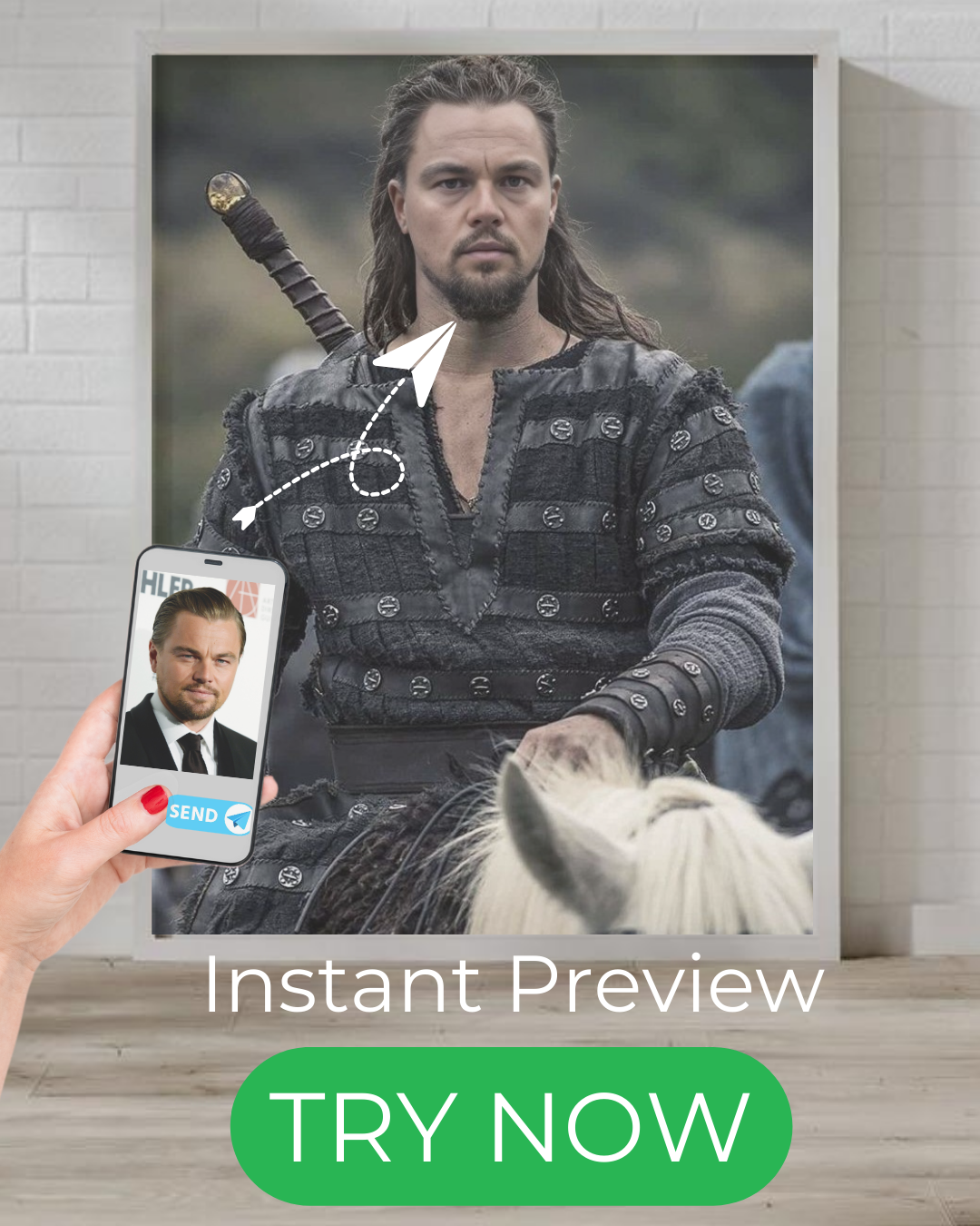 Custom portrait created from your uploaded photo, perfect personalized gift idea