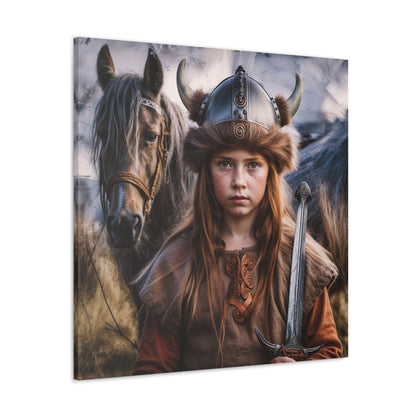 Young Viking Warrior | Custom Portrait with Your Photos