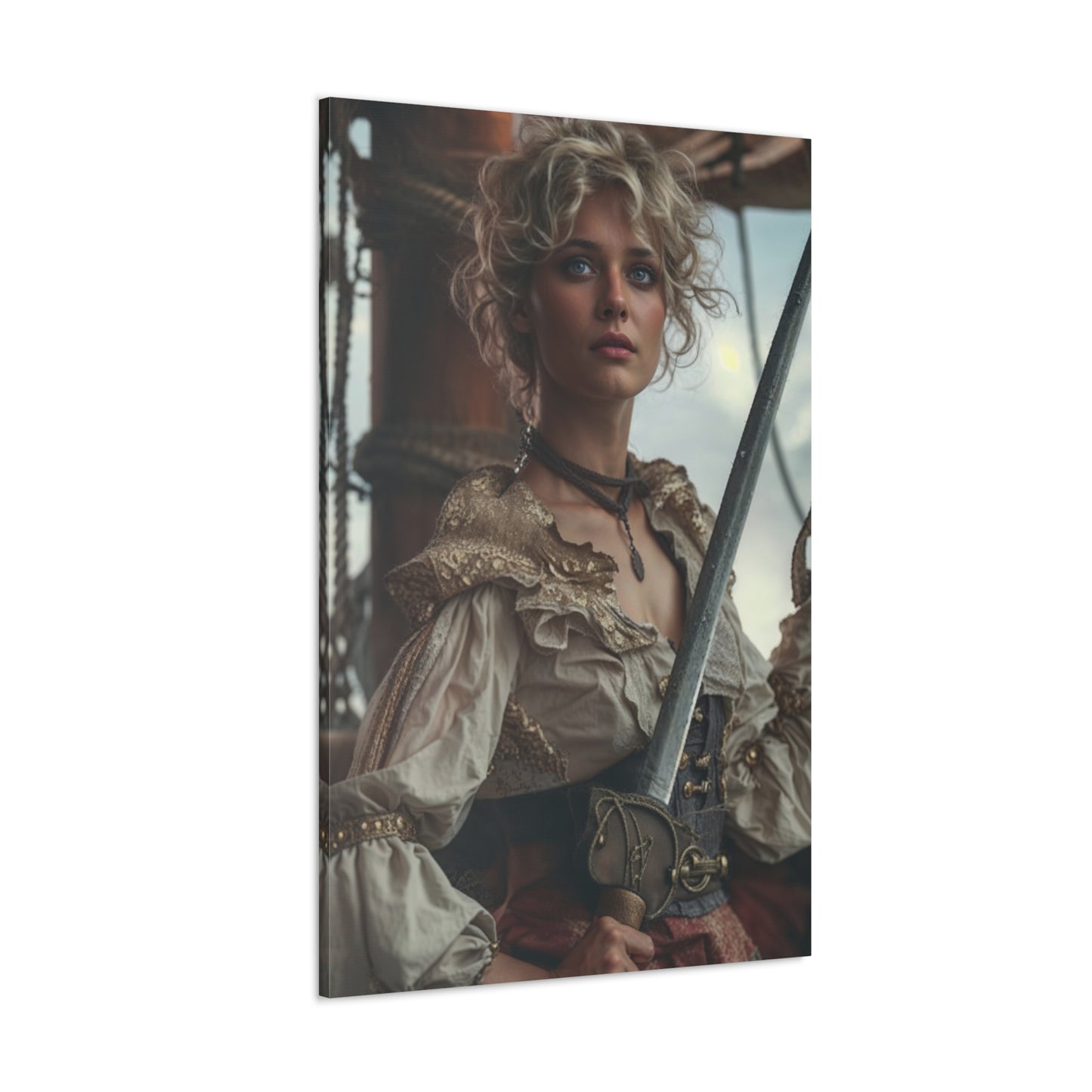 Golden Age Pirate | Custom Portrait with Your Photos