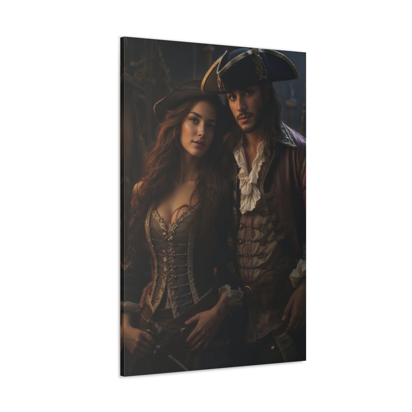 Pirate Couple | Custom Portrait with Your Photos