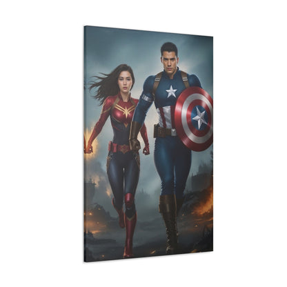Heroic Duo Art | Custom Portrait with Your Photos