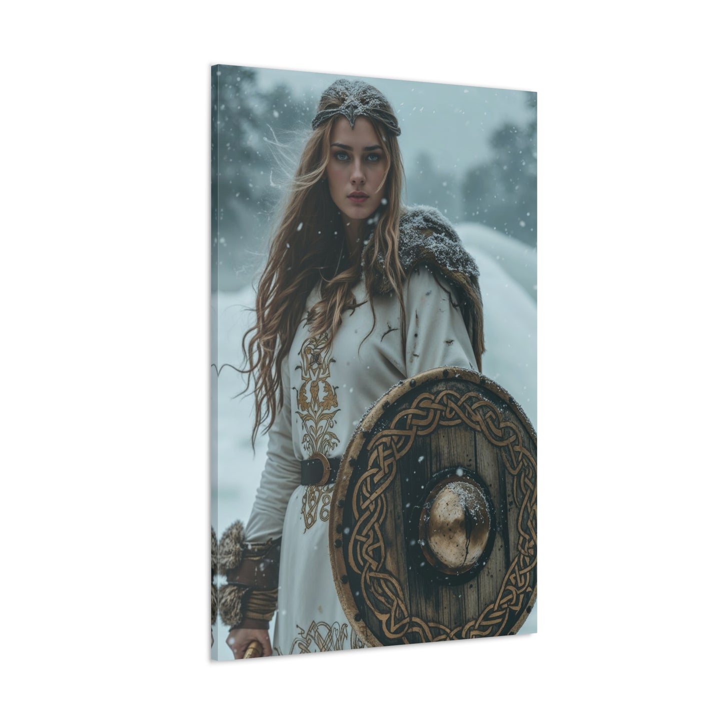 Shieldmaiden Strength | Custom Portrait with Your Photos