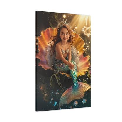 Little Mermaid Magic | Custom Portrait with Your Photos