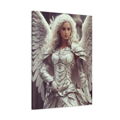 Celestial Guardian Warrior | Brugerdefineret portræt med dine fotos