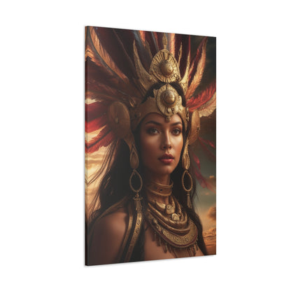 Aztec Empress | Custom Portrait with Your Photos