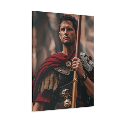 Heroisches Kriegerportrait | Personalisiertes Geschenk mit Ihren Fotos
