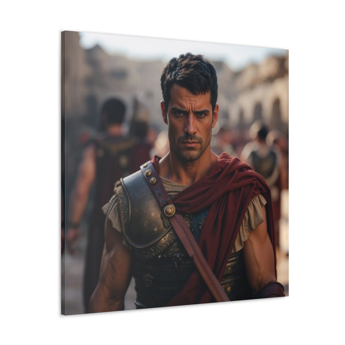 Roman Hero Tribute | Custom Portrait with Your Photos