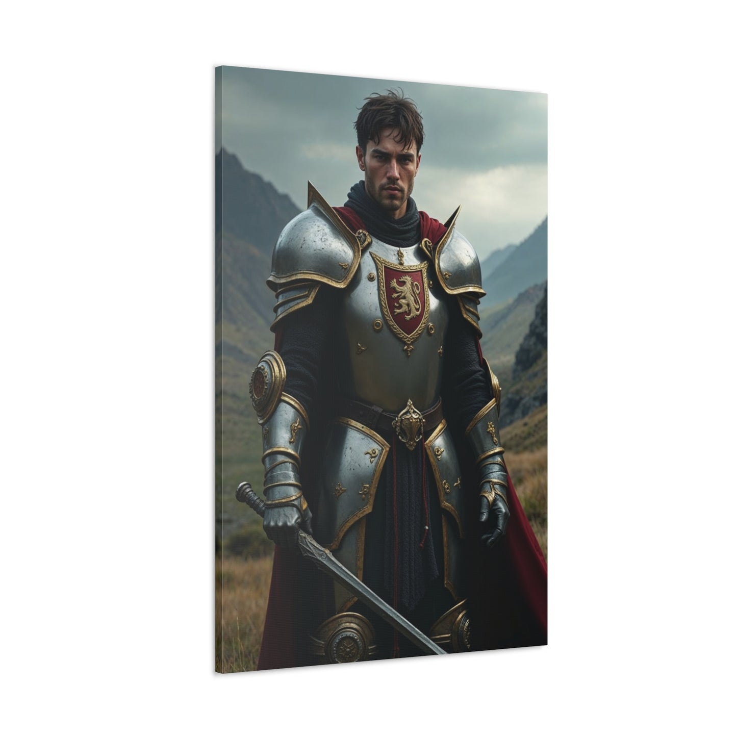 Epic Knight Portrait | Personalized Gift with Your Photos