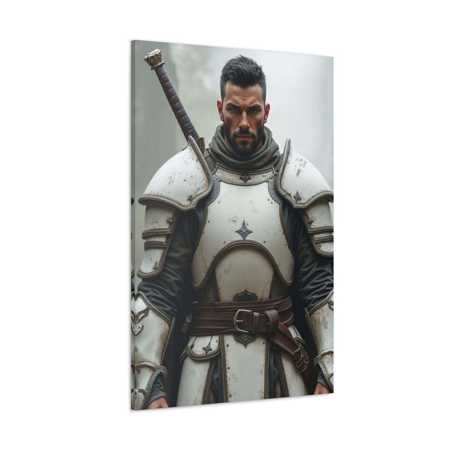 Heroic Knight Art | Personalized Gift with Your Photos