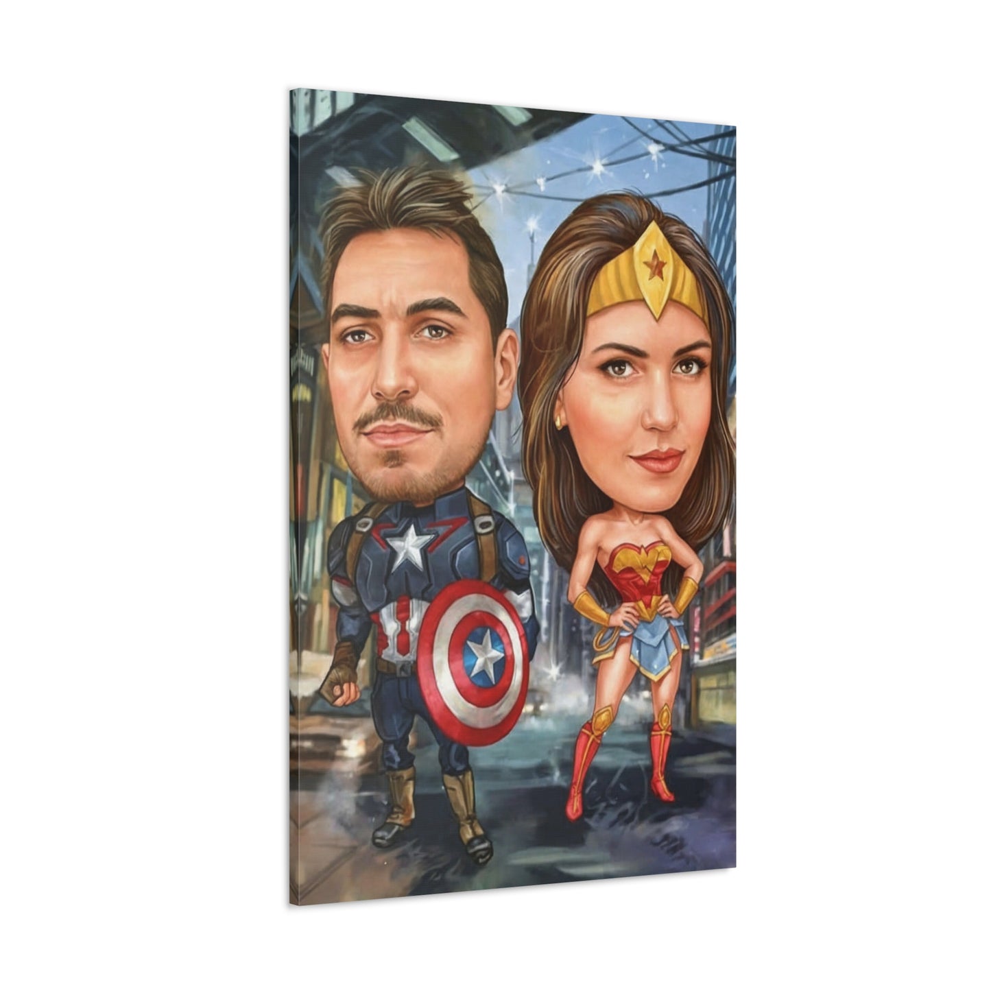 Superhero Caricature | Custom Portrait with Your Photos