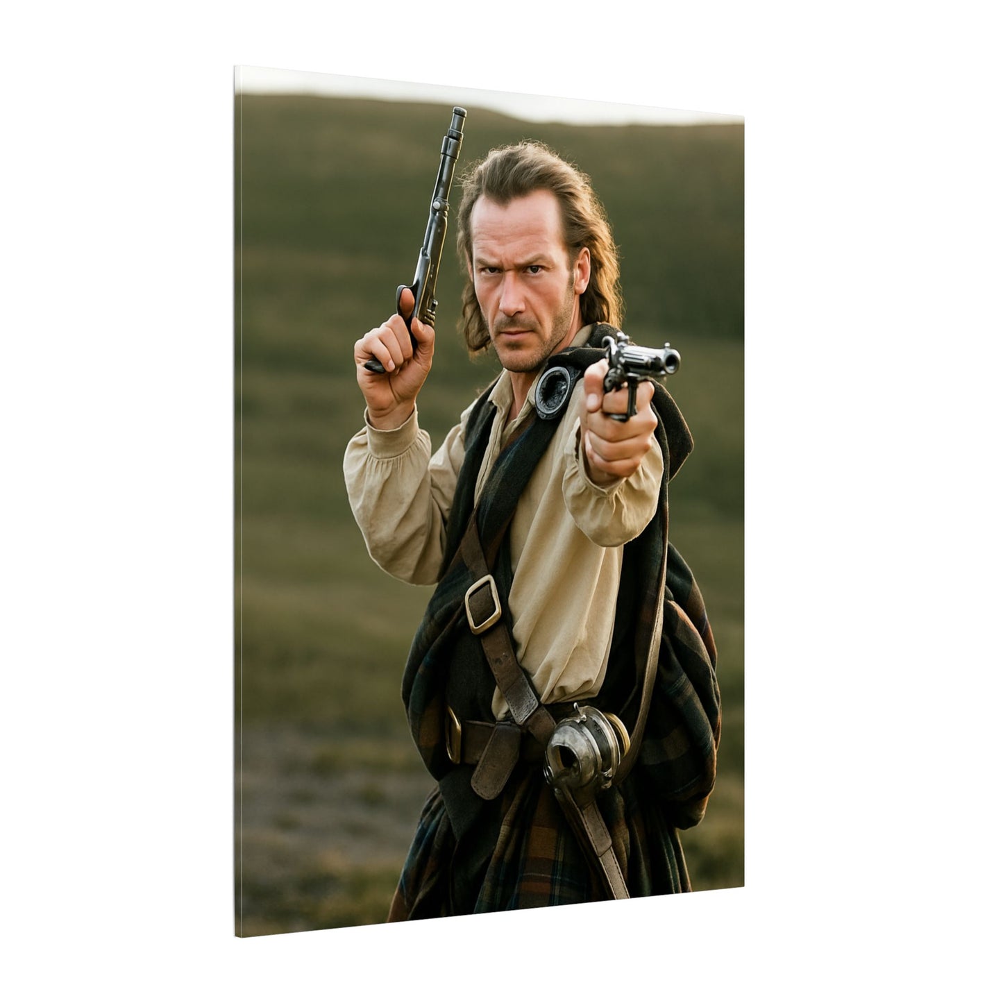 The Valiant Wanderer Rob Roy Portrait | Personalized Gift with Your Photos