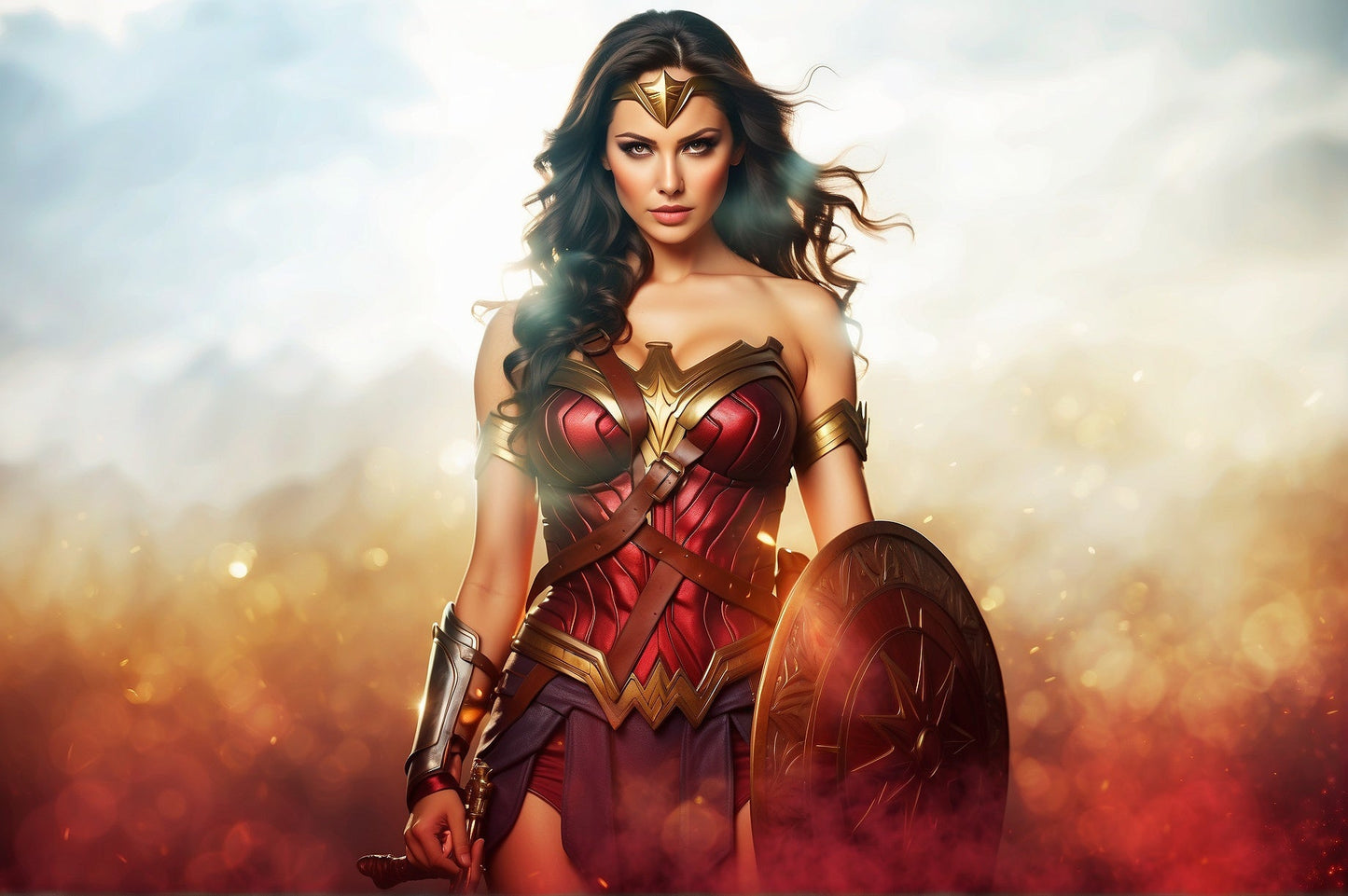 Warrior Queen | Custom Portrait with Your Photos