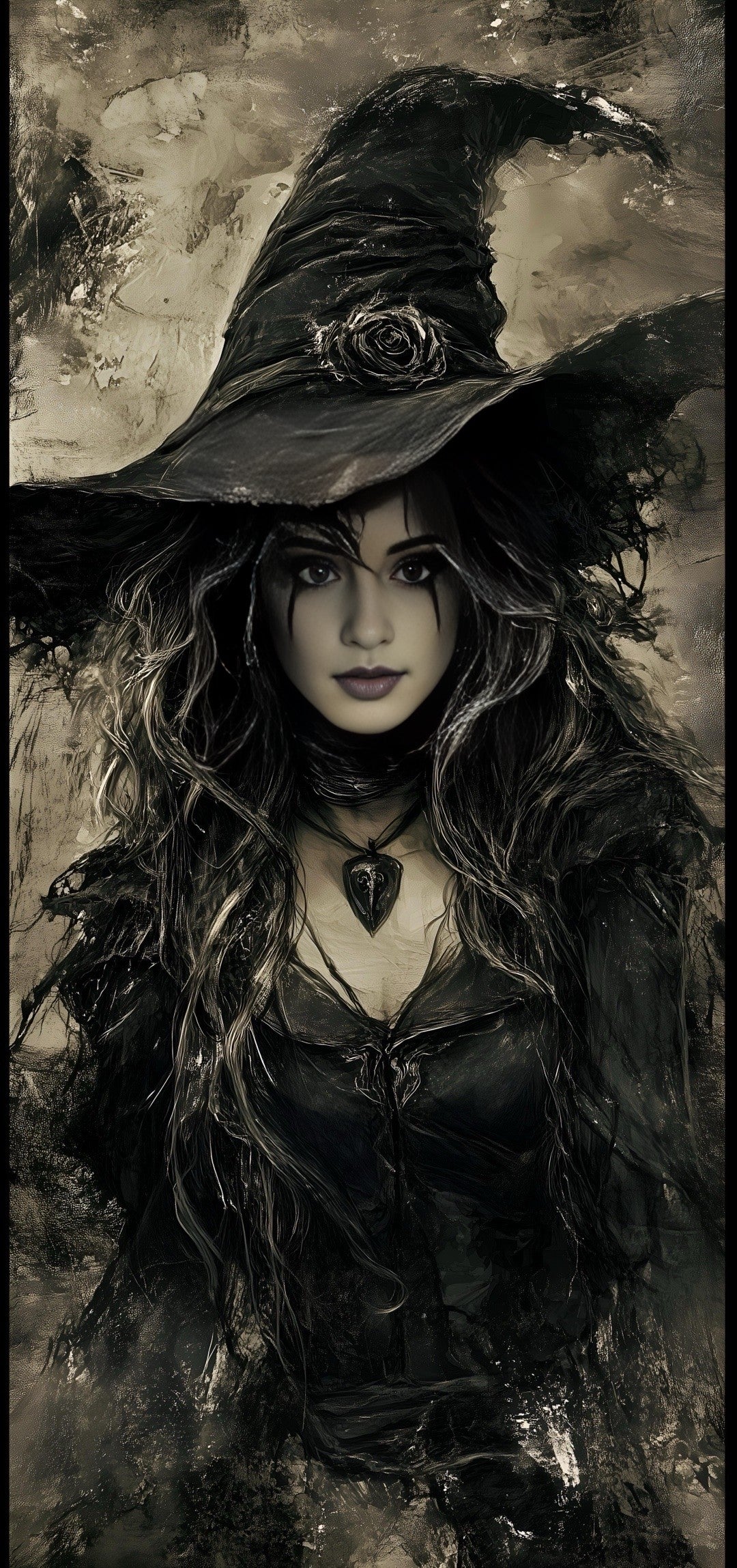 Dark Enchantress Magic | Custom Portrait with Your Photos