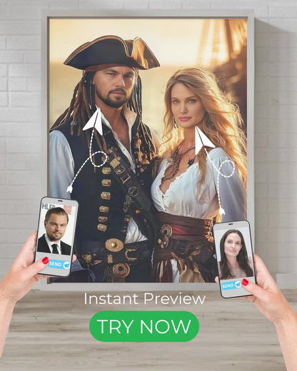 Pirate Romance | Personalized Gift with Your Photos