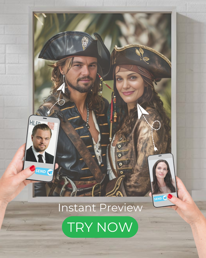 Island Raiders | Custom Portrait with Your Photos