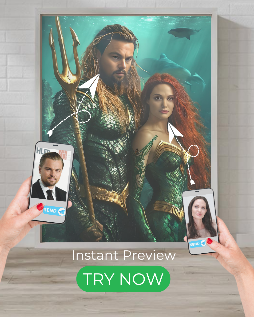 Aqua Reign | Personalized Gift with Your Photos