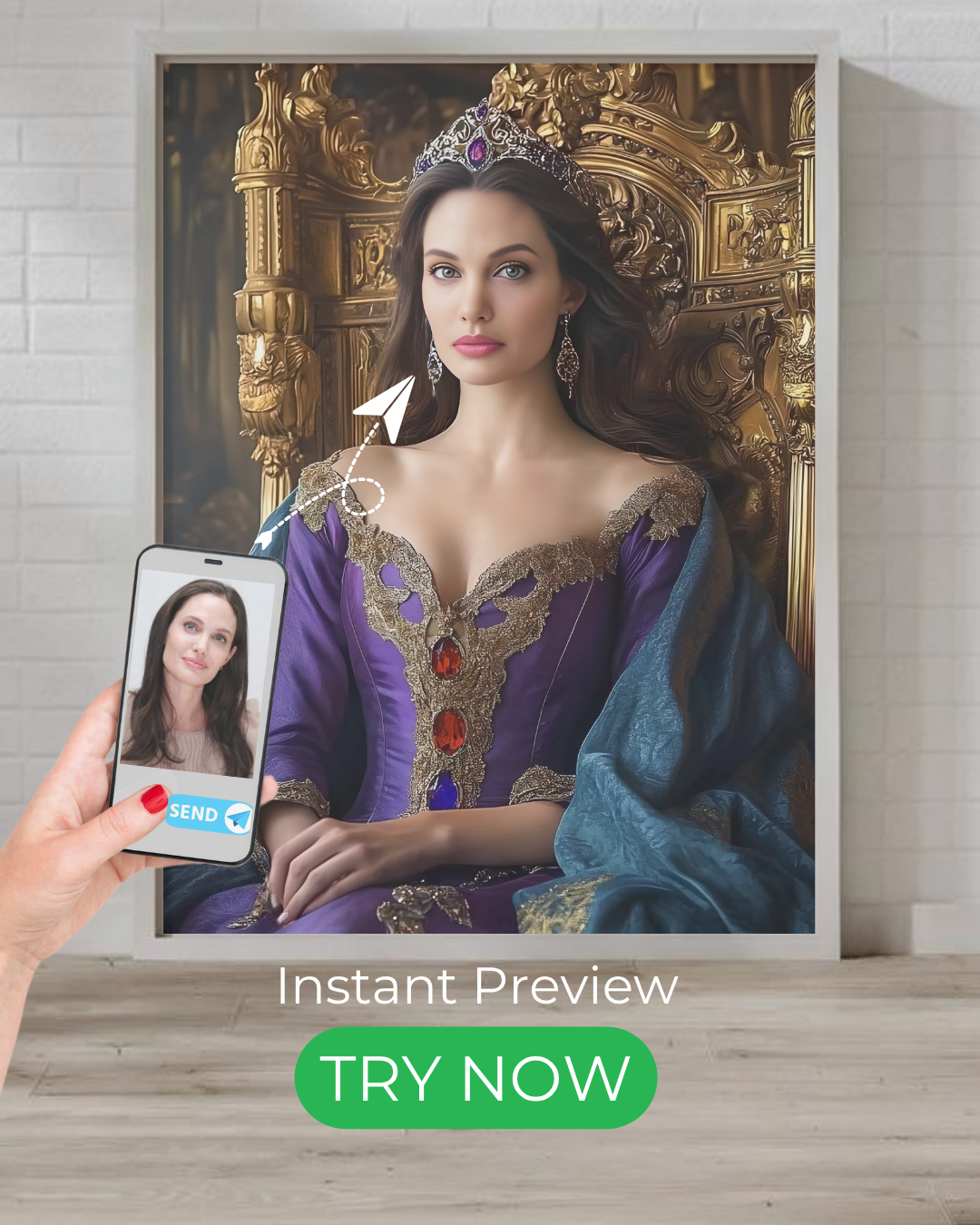 Regal Radiance | Personalized Gift with Your Photos